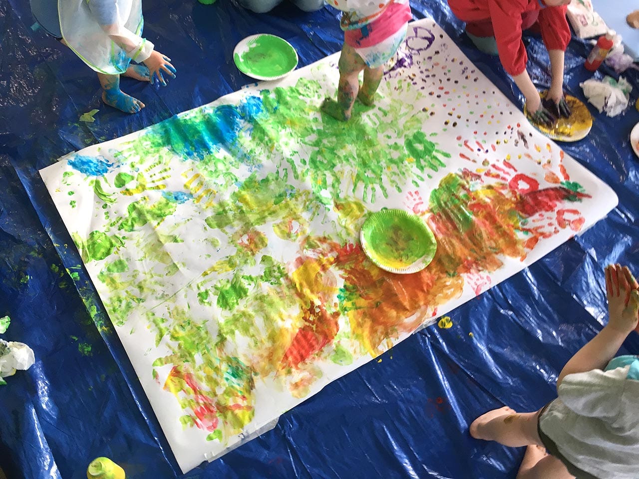 Œuvre collective crèche