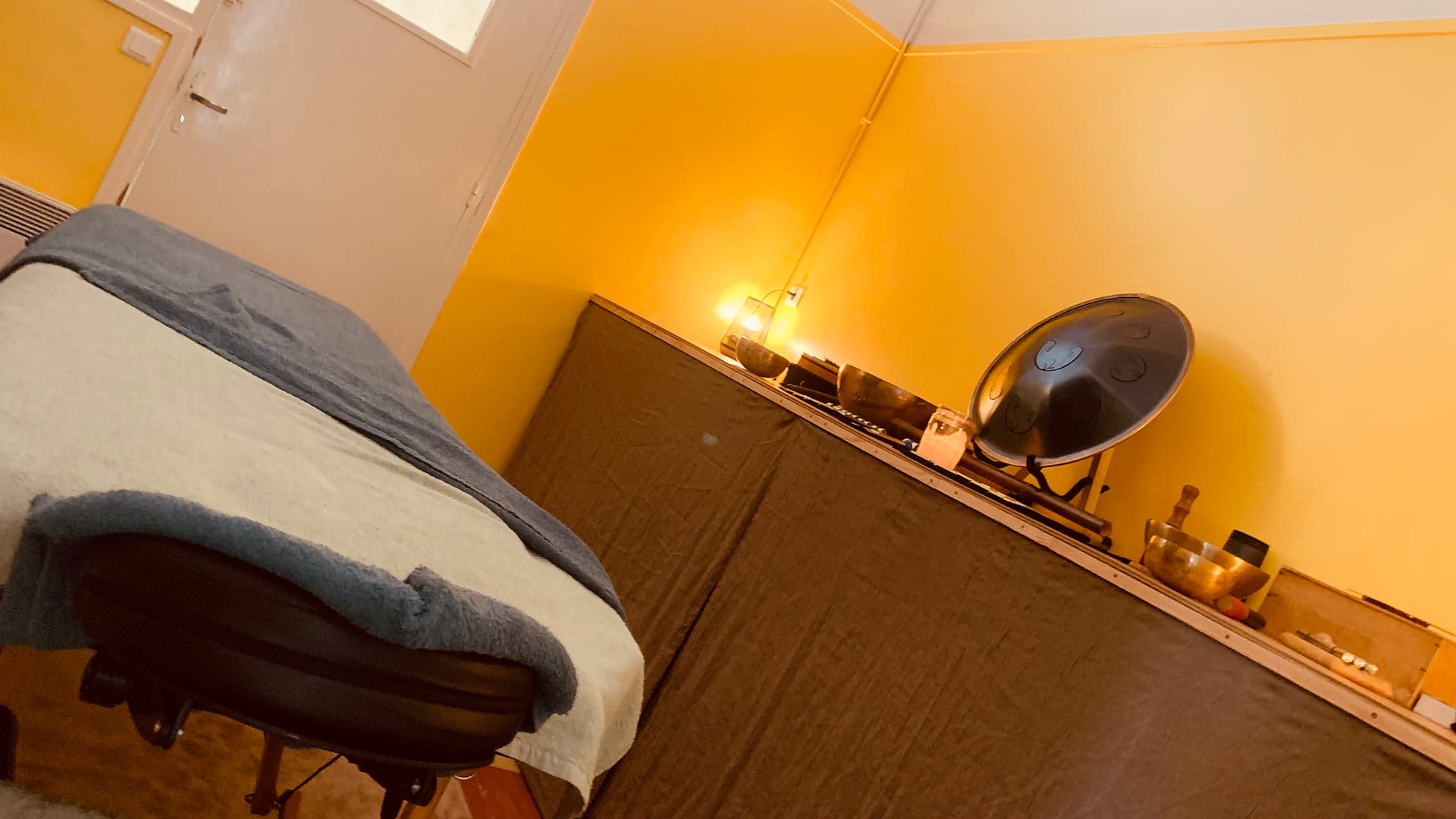 La table et le matériel